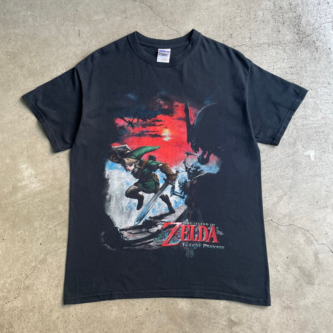 00s ゼルダの伝説 トワイライトプリンセス アニメ Tシャツ-