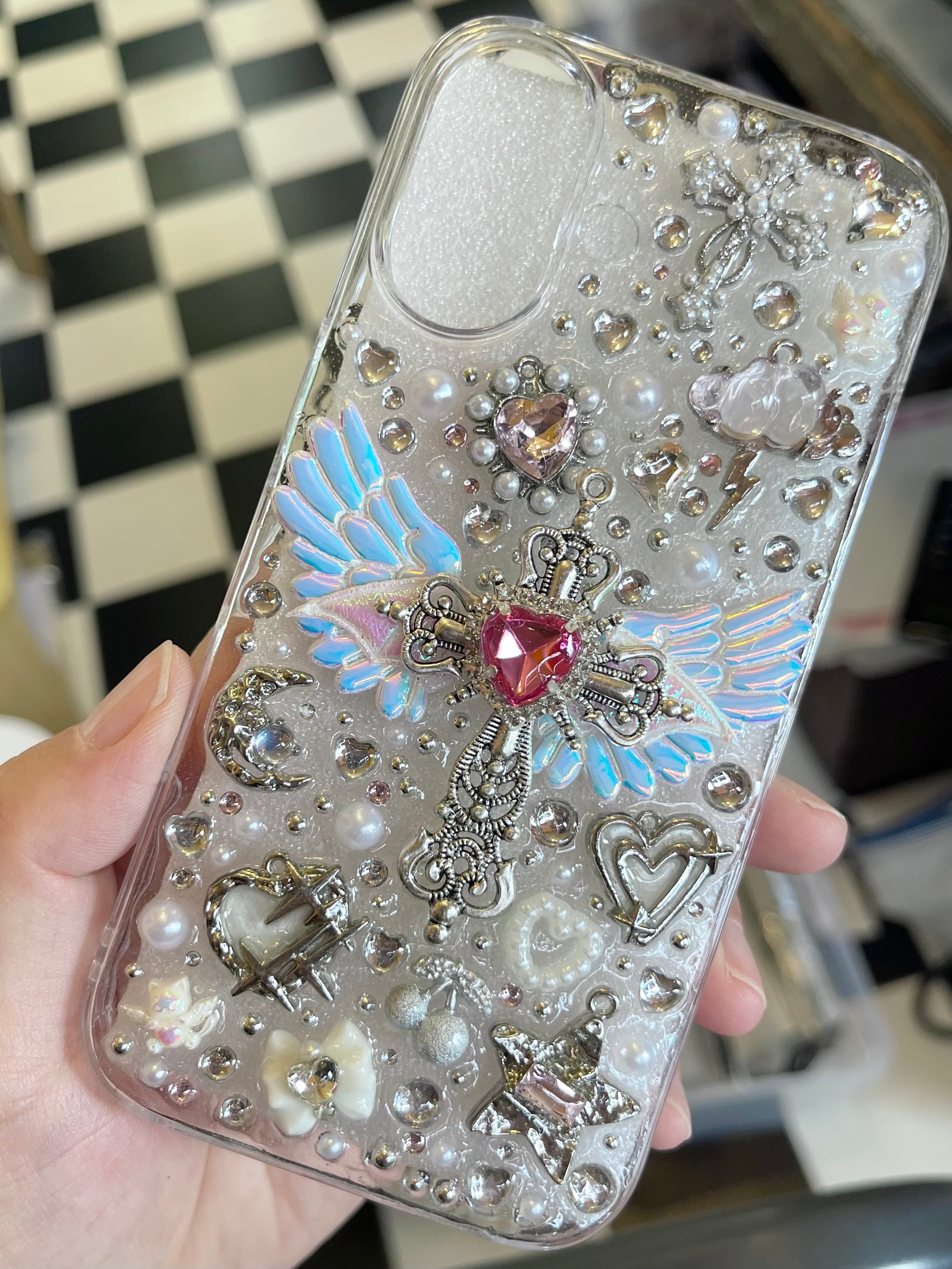 サイズオーダー】スマホケースデコ デコ電 | Nail88[ネイルチップ