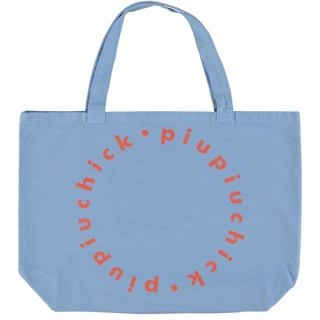 残り1点/piupiuchick / XL logo bag 【 Blue 】