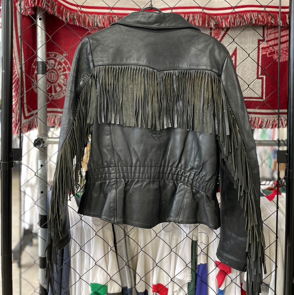 vintage HARLEYDAVIDSON fringe design