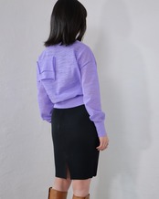 kotoha yokozawa - TD V-NECK SHEER KNIT ：Akebi｜シアー／Vネック／デコレーション