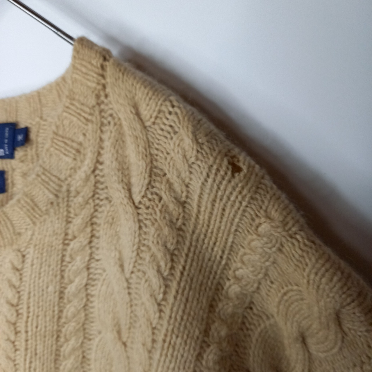ポロバイラルフローレン　クルーネック　カシミア　ニット　セーター　ケーブル編み