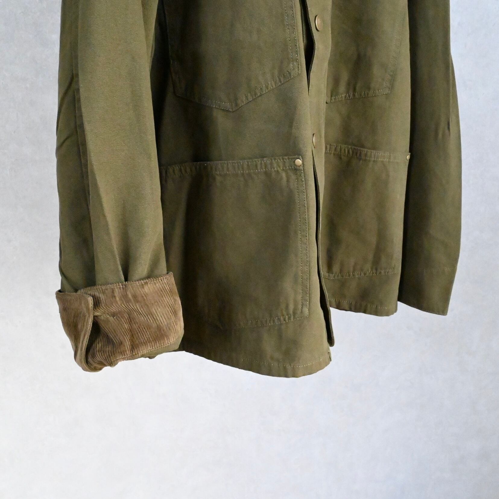 ARMY TWILL】COTTON DUCK LOGGER JACKET アーミーツイル コットン