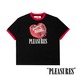 【PLEASURES/プレジャーズ】CAKE RINGER SHIRT Tシャツ / BLACK / HOL25-13821