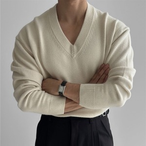 ネックシンプルベーシックカラーニット　998