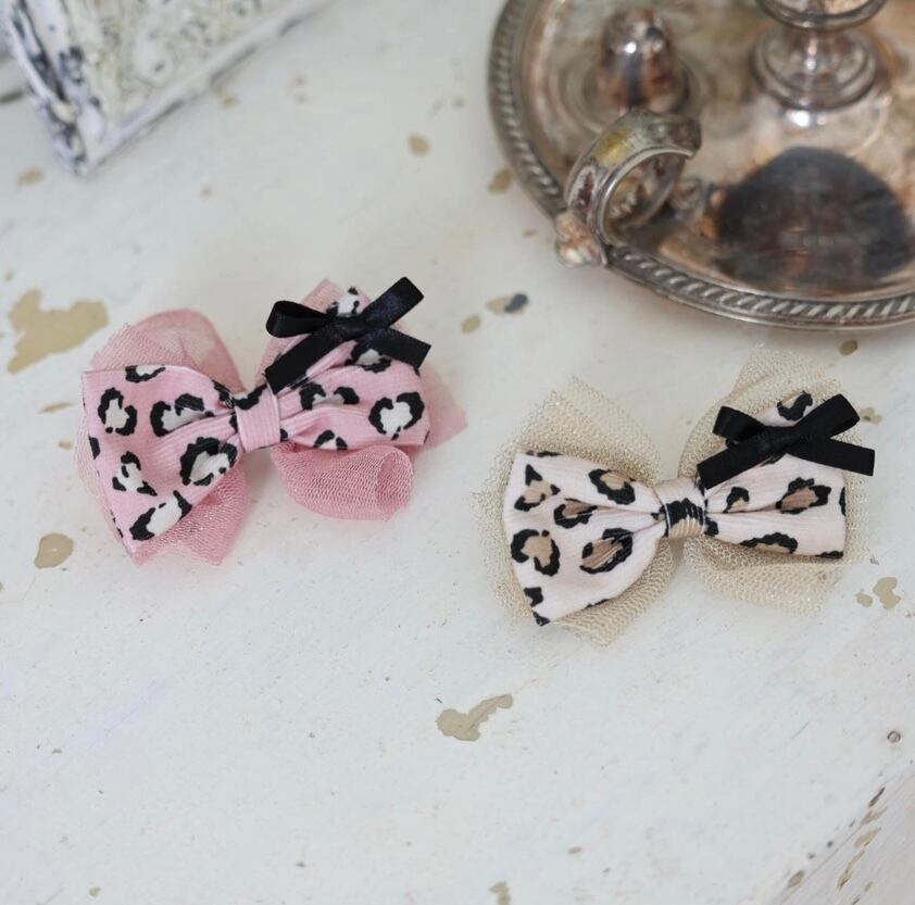《予約》IL0062 Cutie Leopard Hair Ribbon