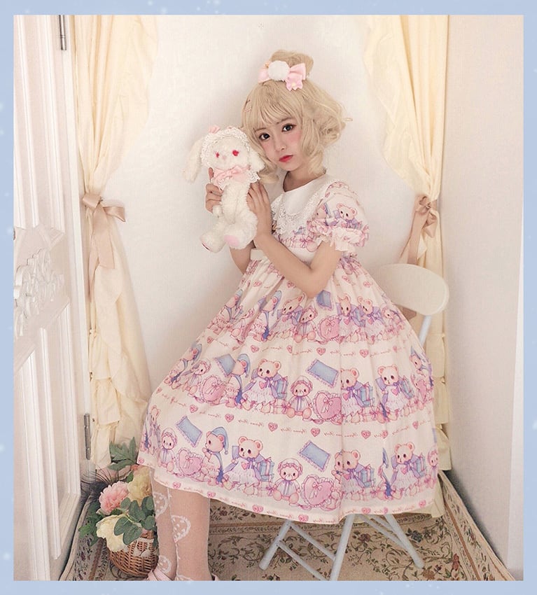 栀】LO795 lolita オリジナル 洋服 ロリータ ワンピース-