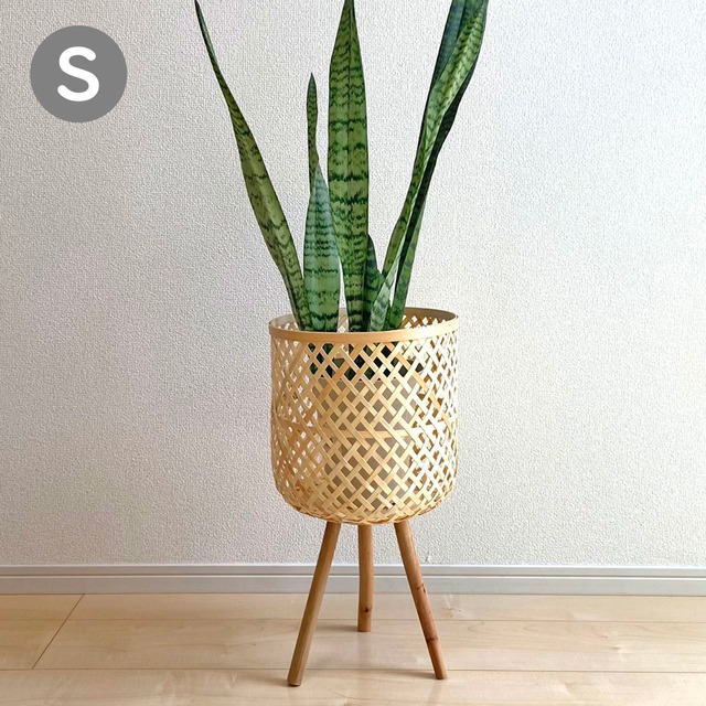 竹 プランターバスケット 6号鉢用（BBA-719S）