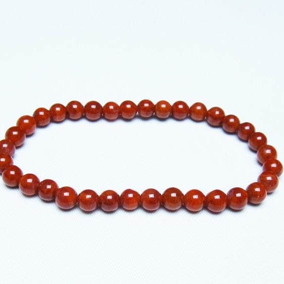 ナンホーンアゲート ブレスレット 6mm アゲート ブレス 一点物 メール便可 [M便 1/10] 111-47493