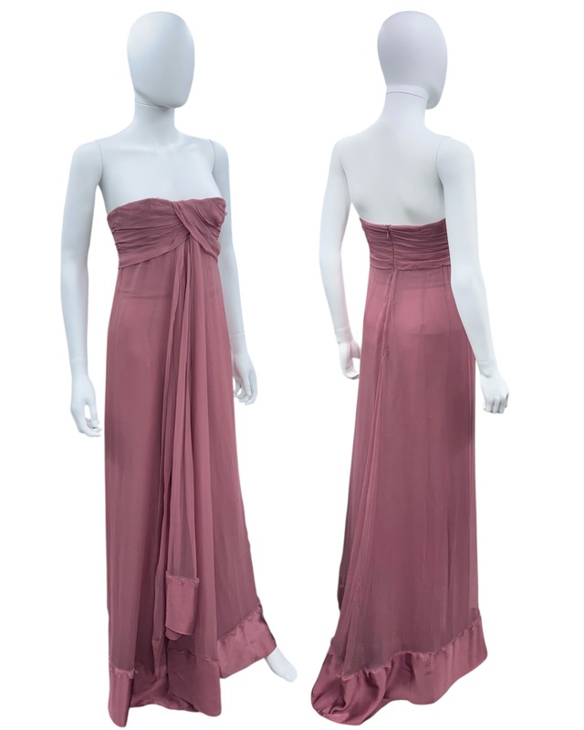 SS1990 YVES SAINT LAURENT RIVE GAUCHE LACED UP DRESS