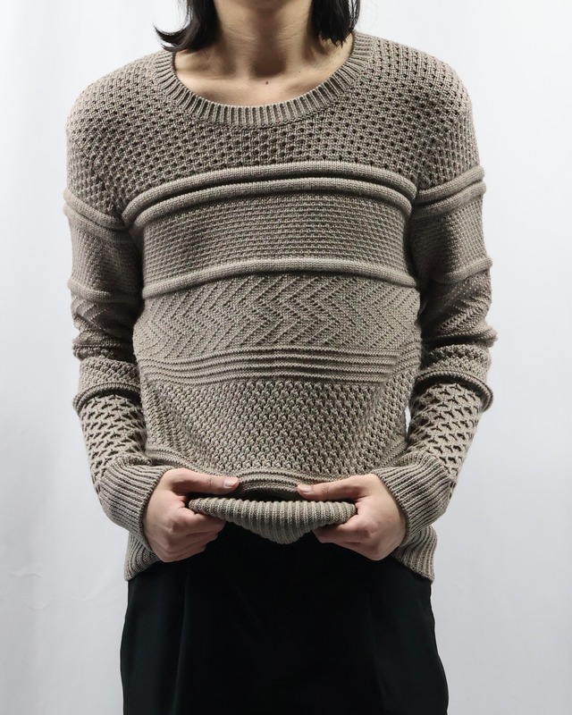 【NEIL BARRETT】Textured knit