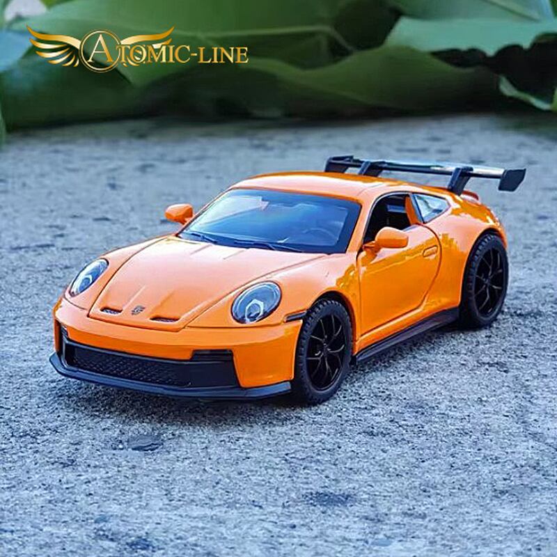 ポルシェ 911 GT3 ミニカー 1/32 全3色 ライト点灯 エンジンサウンド