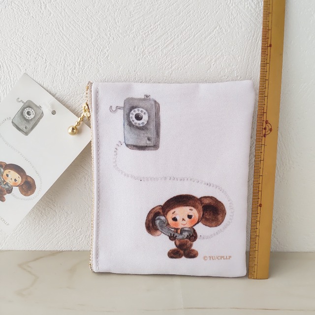 チェブラーシカとゲーナのポケットティッシュケース ポーチ チェブラーシカ 京都のかわいい雑貨屋さん ミハスピトゥー Mijaspittoo