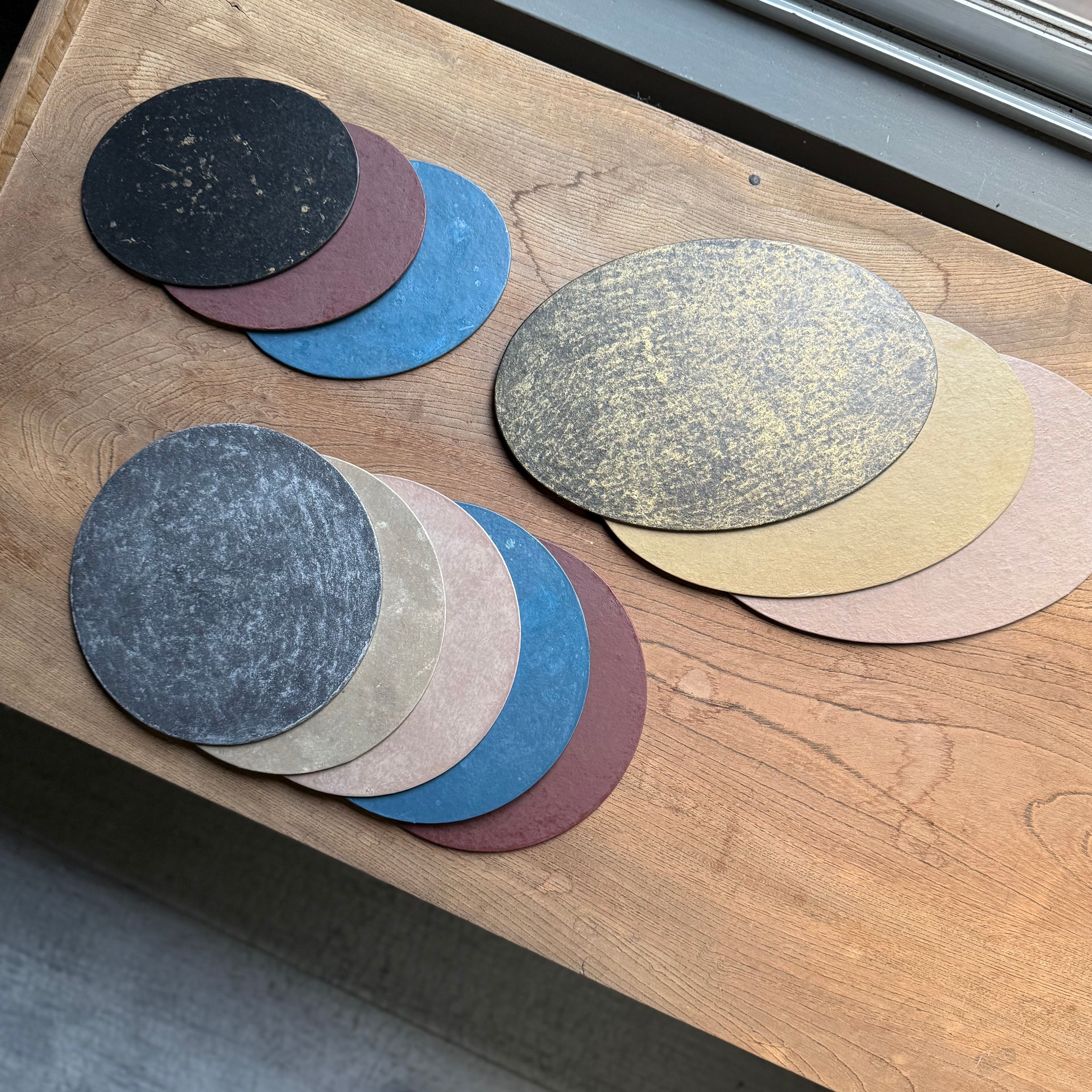 紙漉キハタノ 敷板 オーバル 大 (特) | gallery 一白