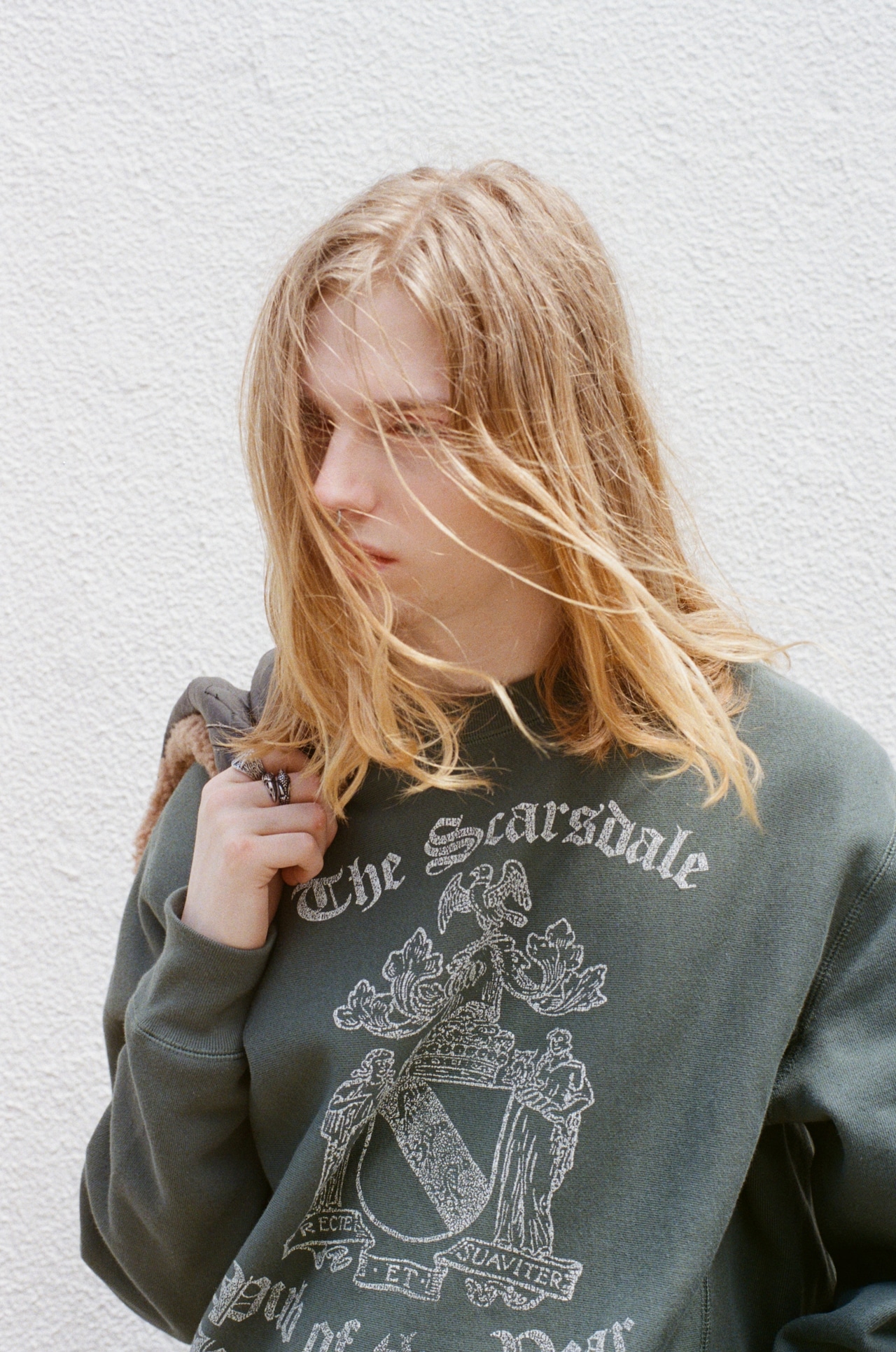 CROSSGRAIN SWEAT GREEN