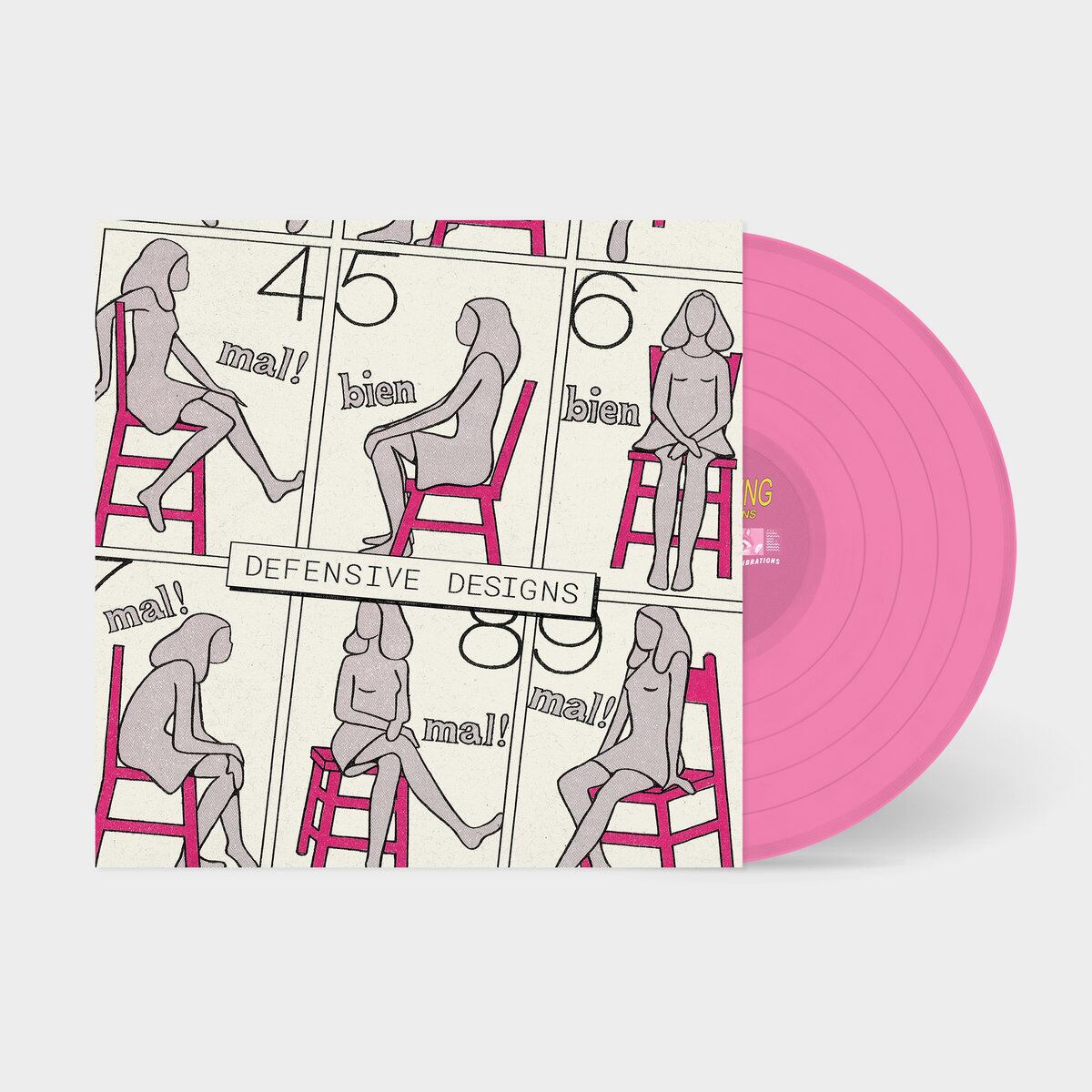 Unschooling / Defensive Designs（500 Ltd Pink LP）