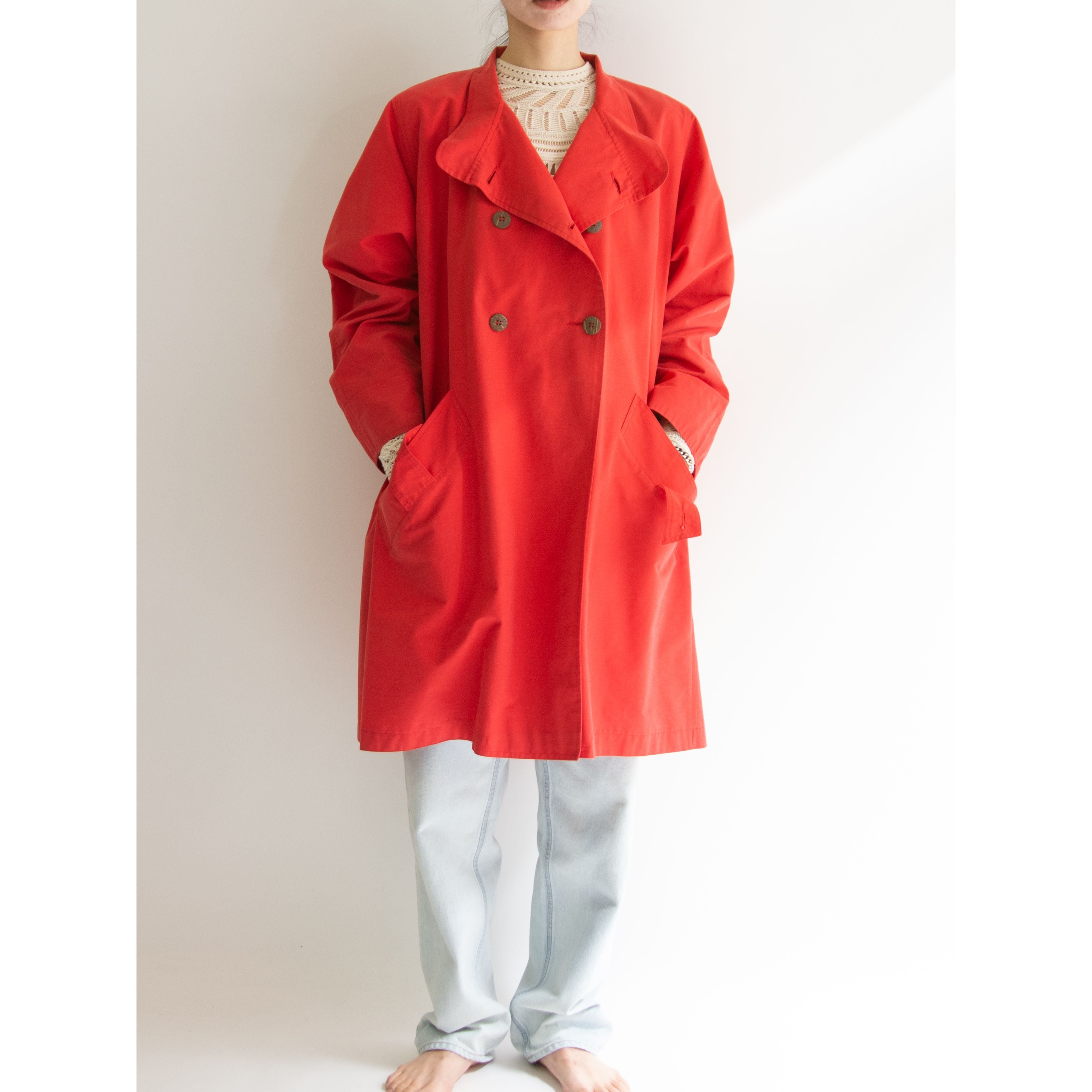 mg mireille granier】Made in France Cotton-Polyamide Double Coat