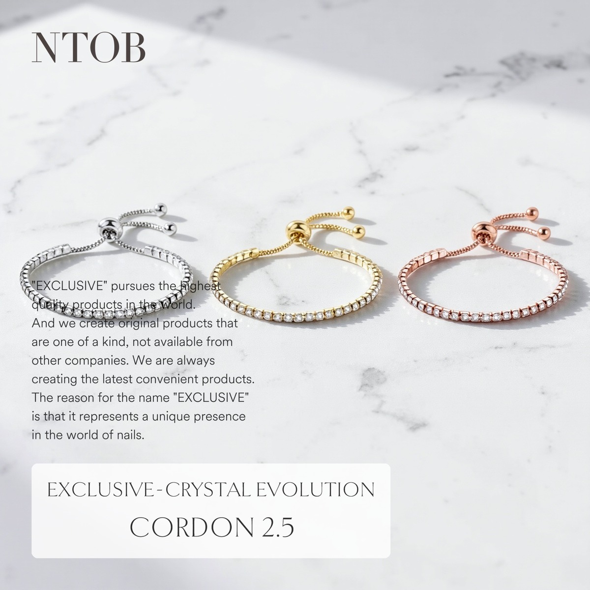 EXCLUSIVE ️CRYSTAL EVOLUTION・CORDON 2.5 3colors ️ | NTOB SHOP