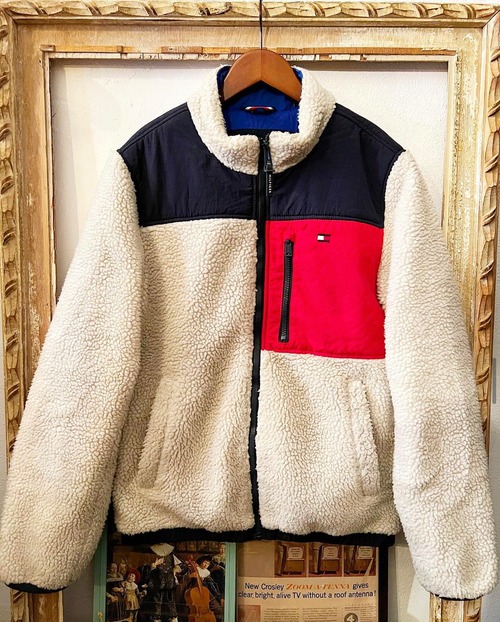 90's Tommy hilfiger  fleece jacket【S 】