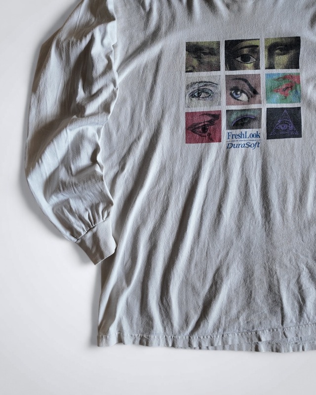 1990s~ FRESHLOCK × DURASOFT COLOR CONTACT LENSES L/S TEE