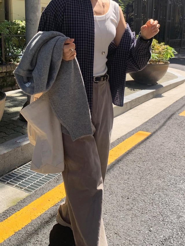 (LITER) city corduroy pants / 2color