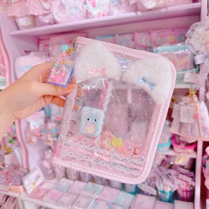 【K2】81-11ねこ耳A7シール帳（６穴）