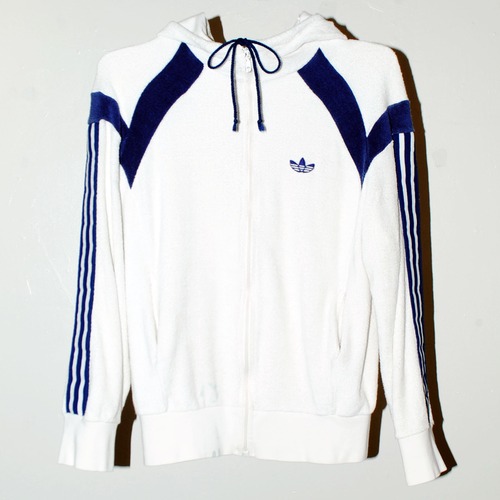 『adidas』 80s vintage pile fabric hoodie