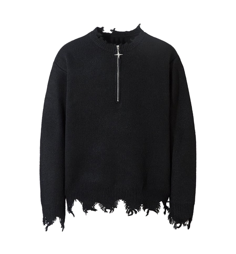 Loose distressed knit 0005