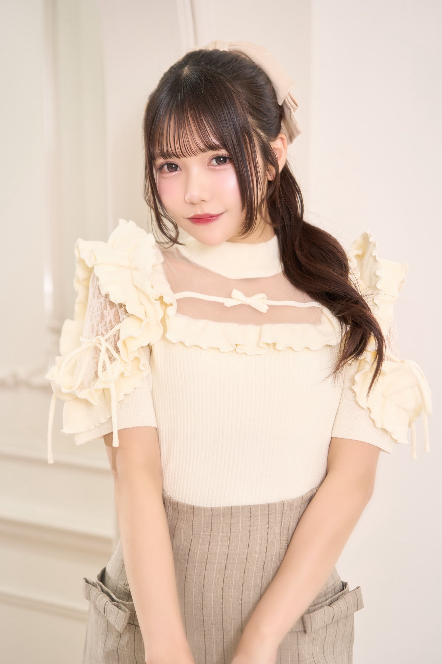 きらきらフリルサマーニット | meltie