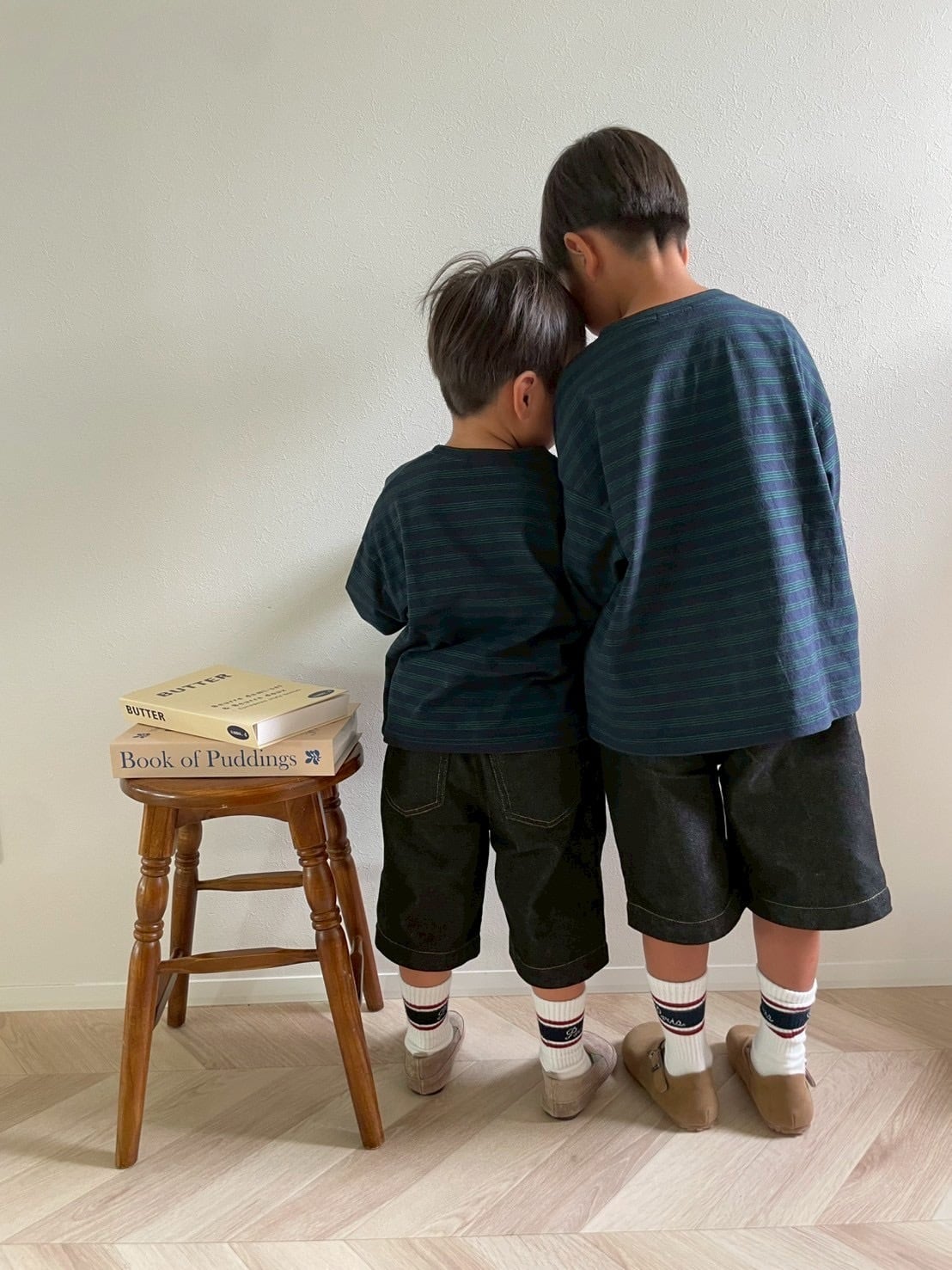 no.160 digreen pin stripe Tshirt