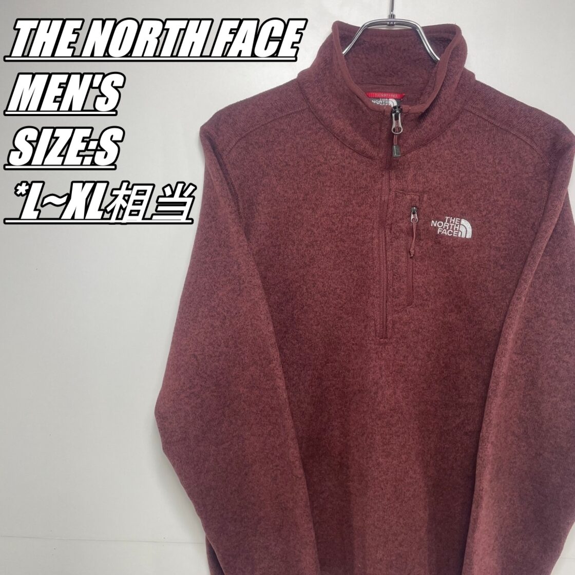 US古着】THE NORTH FACE ザノースフェイス ハーフジップトレーナー 裏 