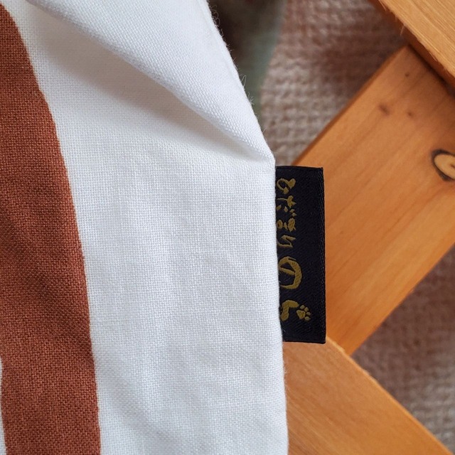 陽だまり猫　のら(ミケ子・三毛猫)　　　手ぬぐいトートバッグ