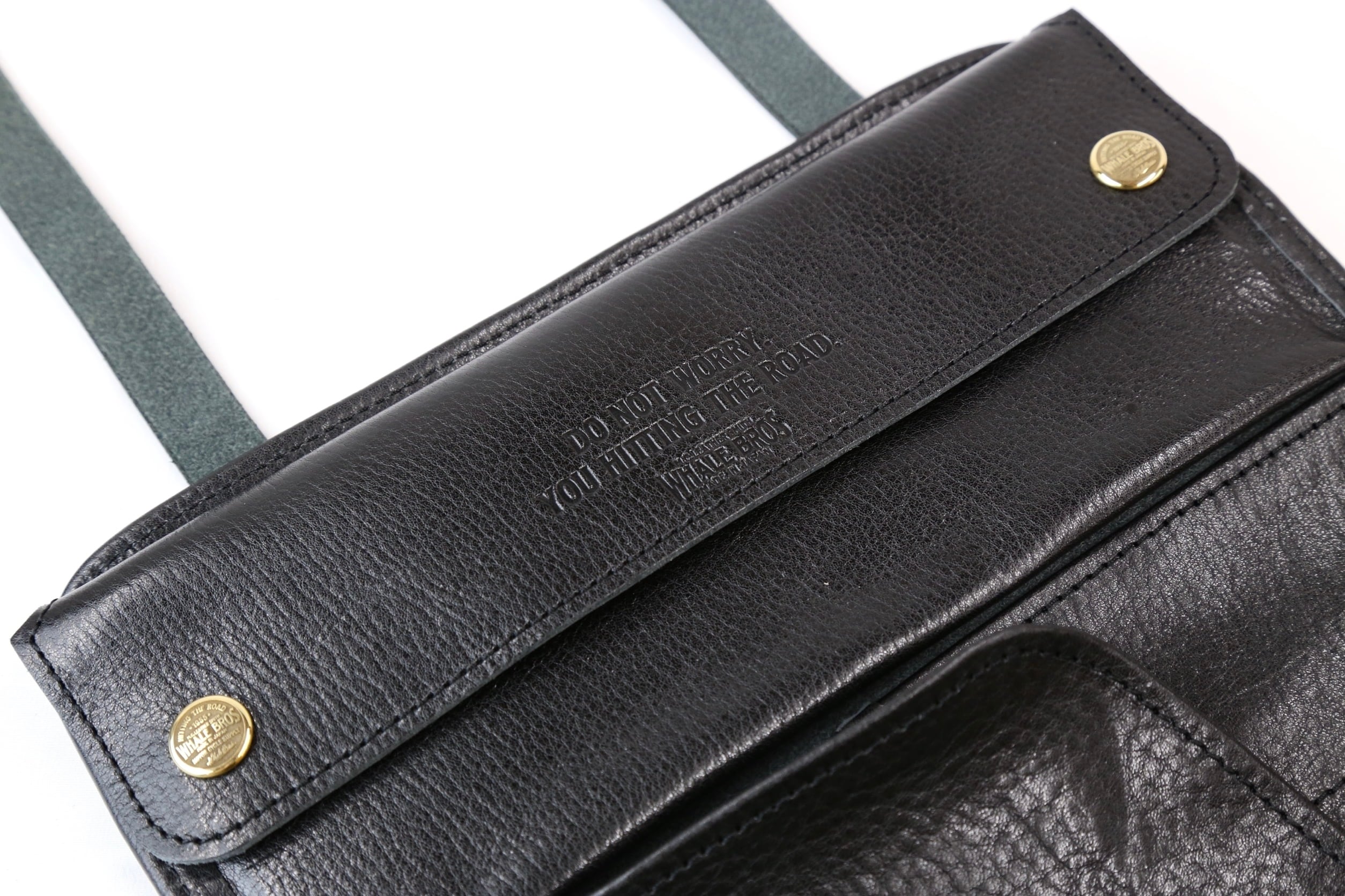 New Tool Roll［Black / White］Leahter/本革(LTR01)【即納】 | Whale