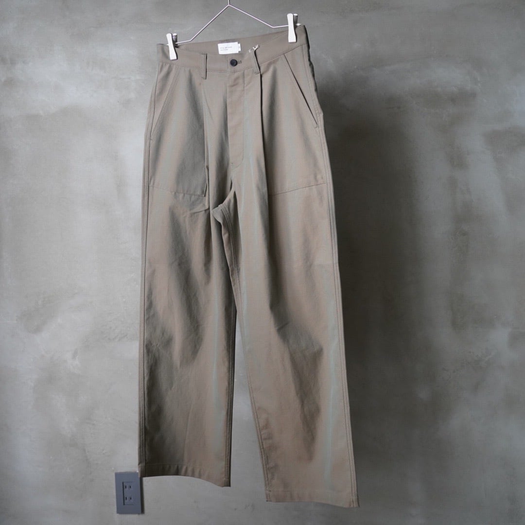 STILL BY HAND / Cotton 1Tuck Wide Pants / PT / スティルバイ
