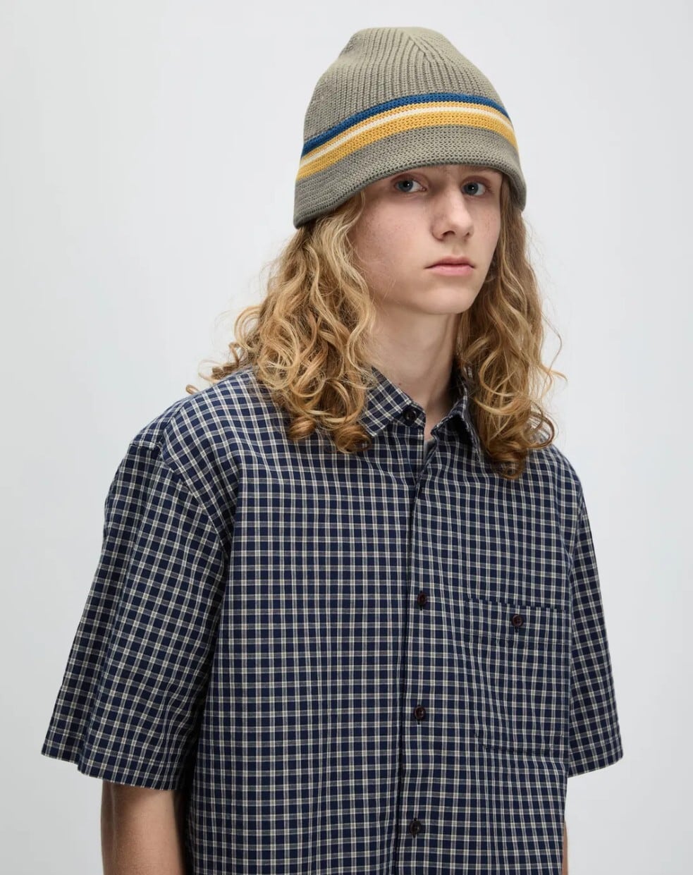 ☆BTS ジミン & RM 着用！！【KHAKIS】Roam Knit Hat Sage | もごつ