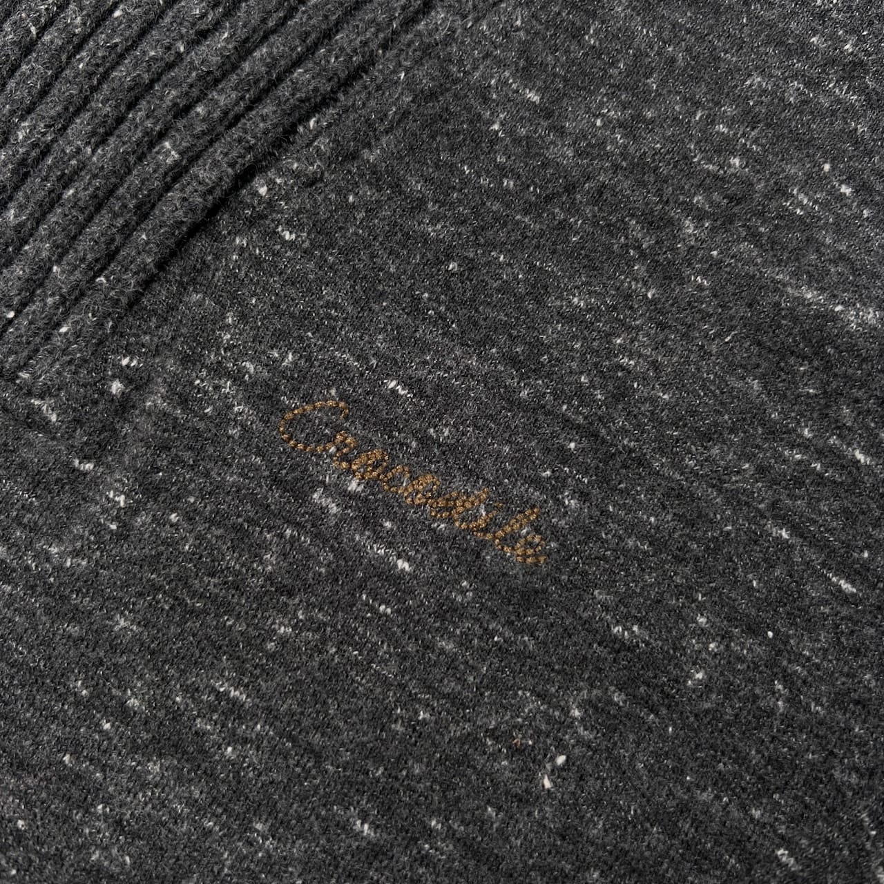 Crocodile クロコダイル 襟ニット スウェット トレーナー サイズ L /メンズ/グレー