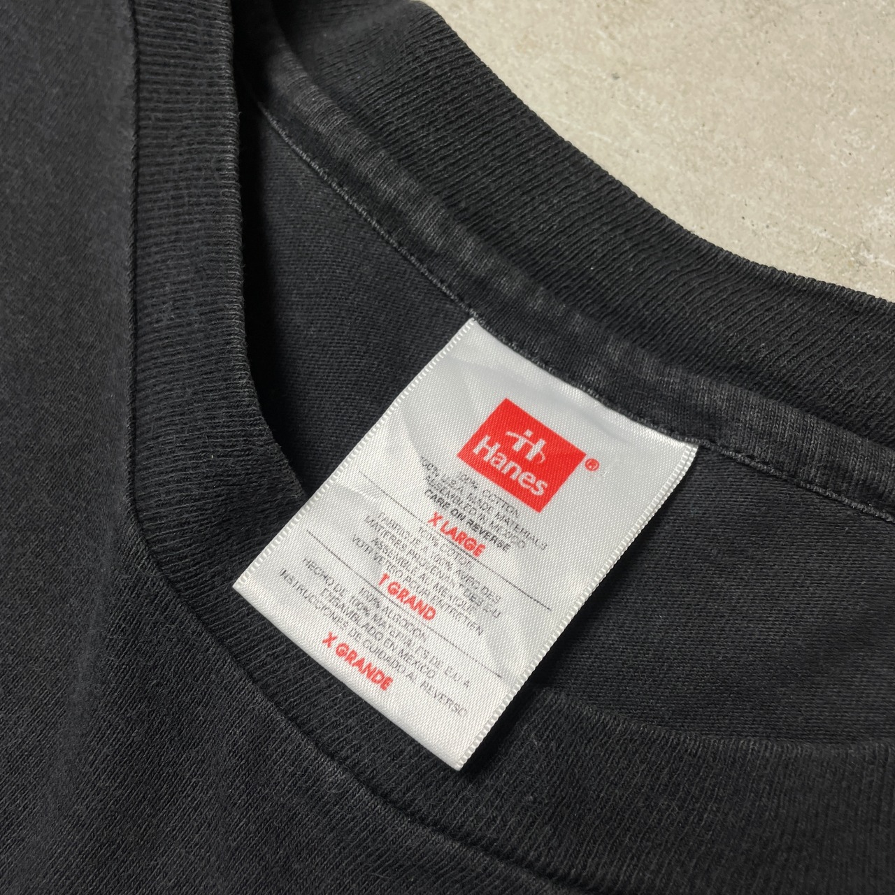 90年代 Hanes ヘインズ シングルステッチ 無地 ポケットTシャツ 