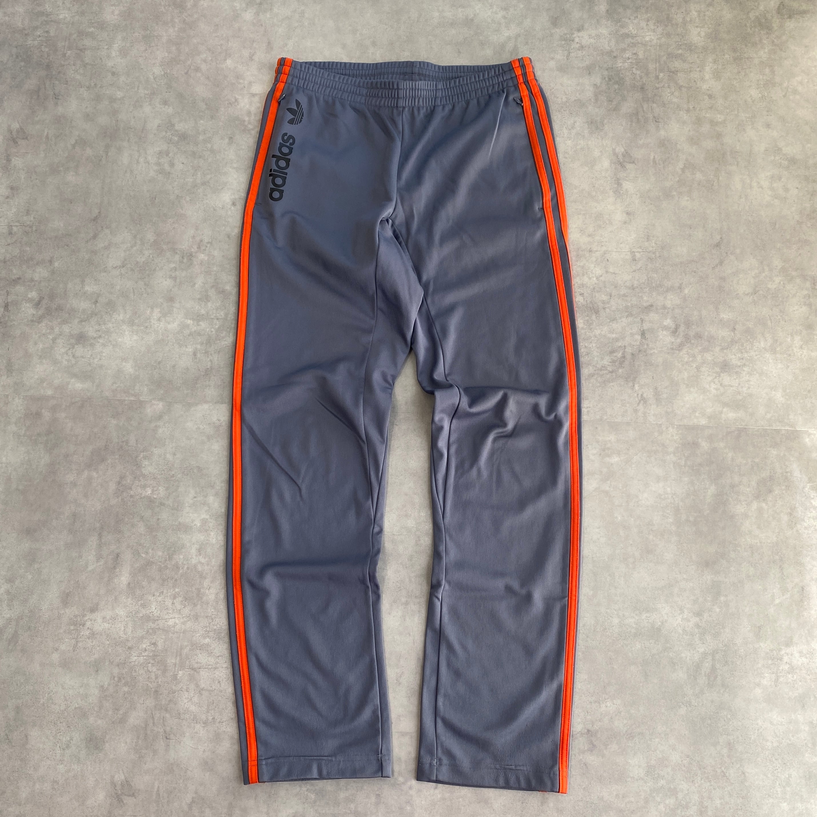 adidas アディダス トラックパンツ XL グレー オレンジ 12729