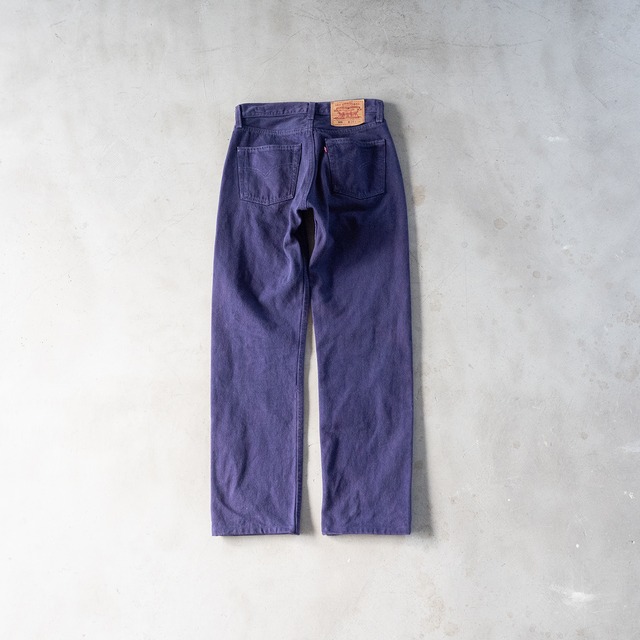 "Levi's" used '90s MADE IN U.S.A 501 Purple denim pants