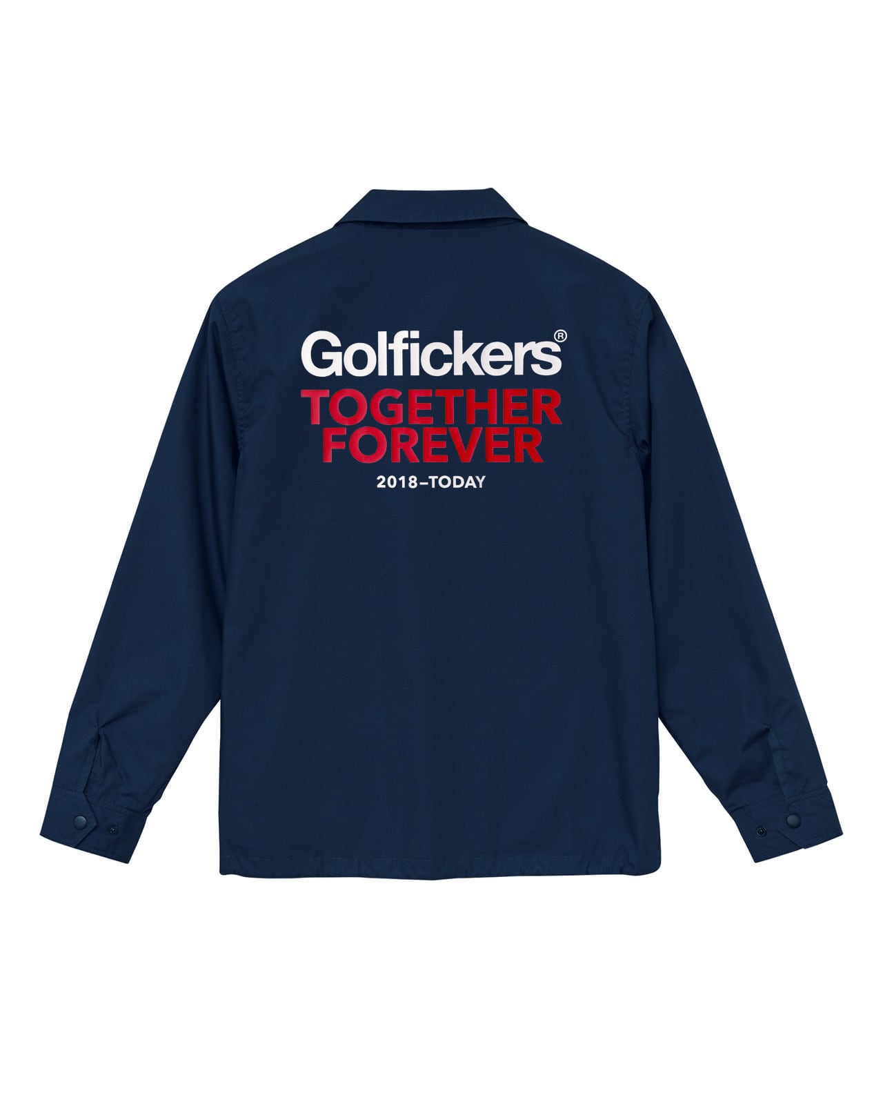 コーチジャケット golfickers HOLE 645] 8th Anniv. Coach Jacket -Navy- ☆予約商品 | Golfickers