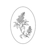 Stamp head / 3D  Lilac thumbnail 3