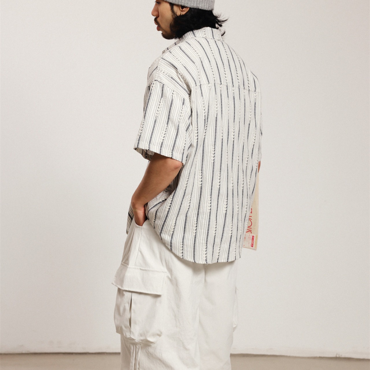 エスニック・ストライプ オーバーシャツ A2161 - 14