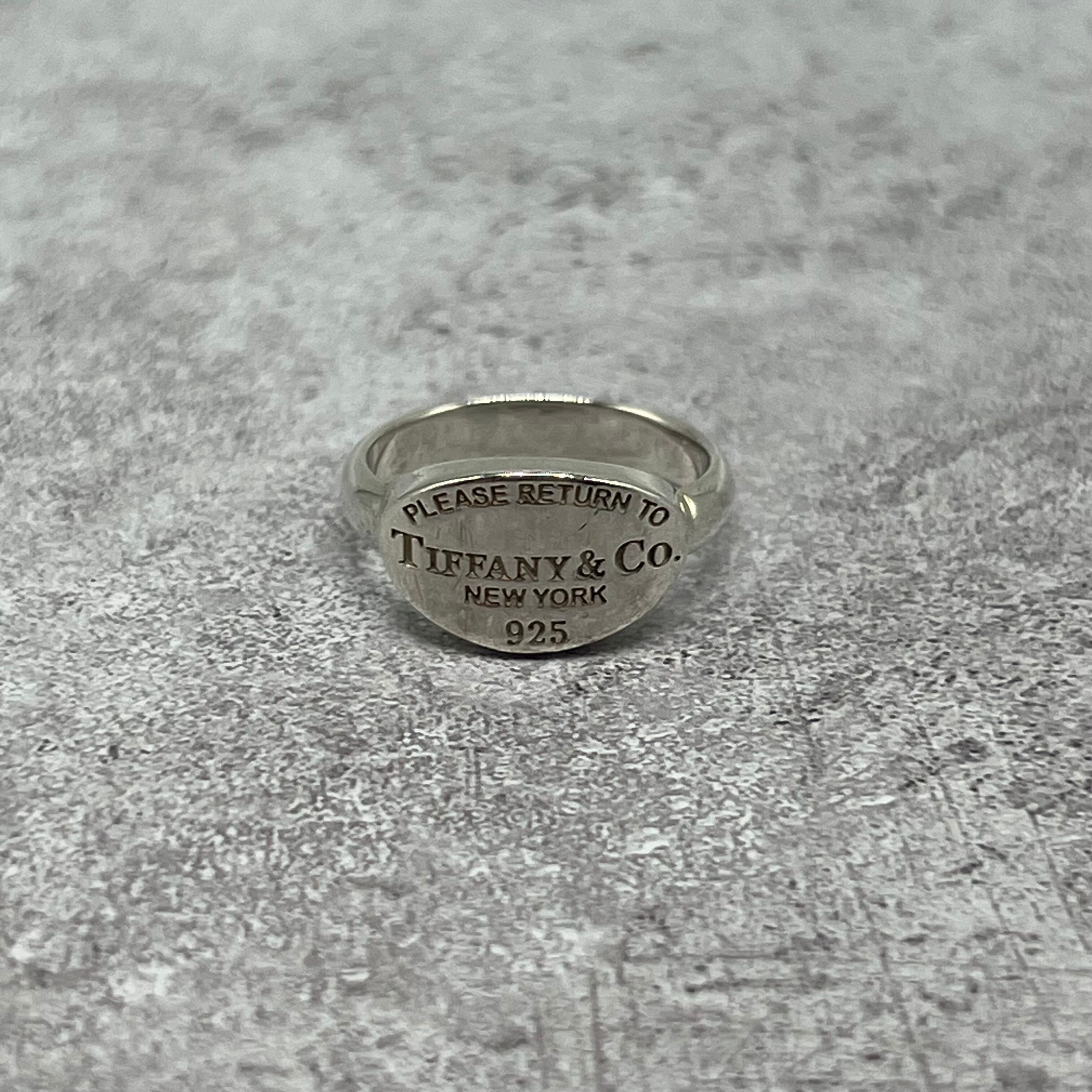 ティファニー TIFFANY リターントゥ オーバル リング SV925 12号
