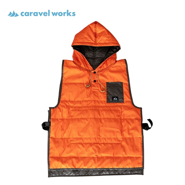 キャンパーズベスト（チャコール / オレンジ）