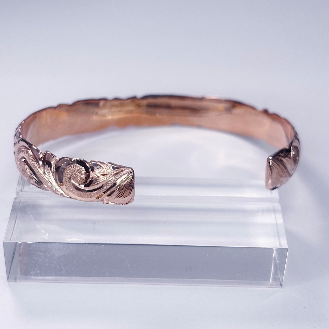 Heritage Bangle-Pink Gold-