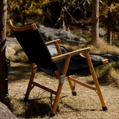 アウトドアチェア 折りたたみ椅子 無垢材 カーミットチェア ポータブル キャンプ 釣り アウトドア 屋外 木製 天然木 軽量 コンパクト 持ち運び  ナチュラル おしゃれ BBQ ピクニック