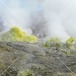 硫黄山から噴出する水蒸気 弟子屈町　Steam erupting from Mt. Io Teshikaga Town