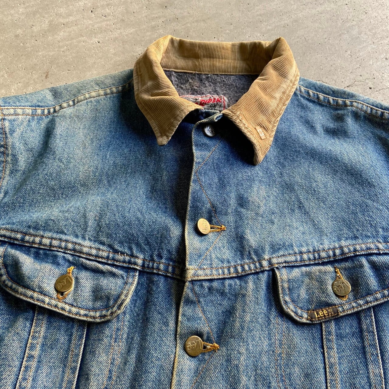 希少 80s ビンテージ 古着 Lee リー ストームライダー デニムジャケット カナダ製 80年代 Lee リー ストームライダー デニムジャケット メンズ