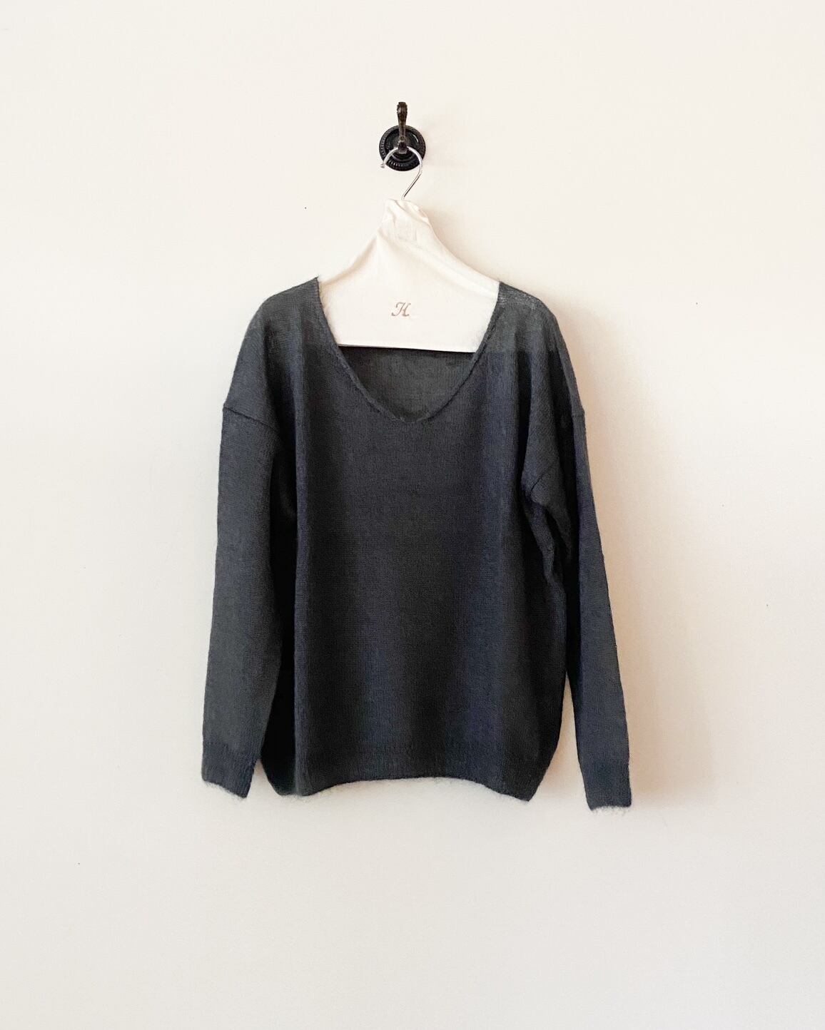 evam eva モヘアシルクVネックプルオーバー evam eva モヘアシルクVネックプルオーバー | evam eva 通信販売 art