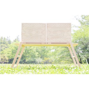 Cridas(クリダス) Wood Rack S ＆ Top Set アウトドア用 ウッドラックS